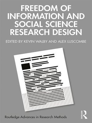 cover image of Freedom of Information and Social Science Research Design